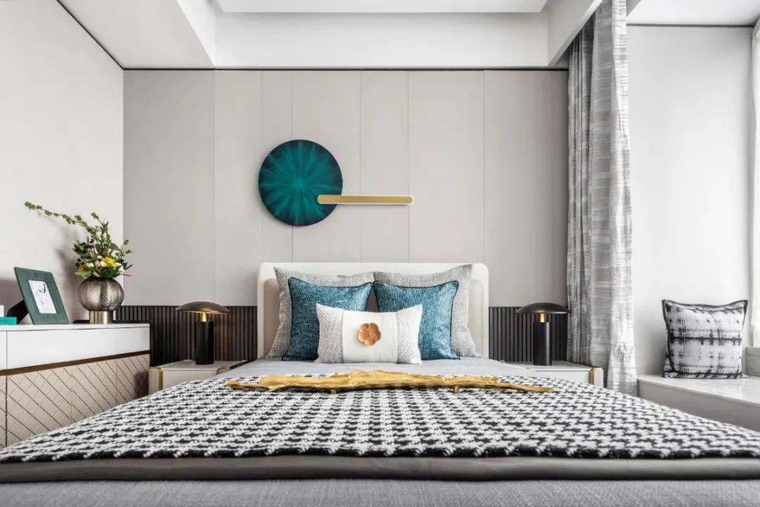 現代輕奢風格室內設計家裝案例-臥室 現代輕奢風格室內設計家裝案例-臥室