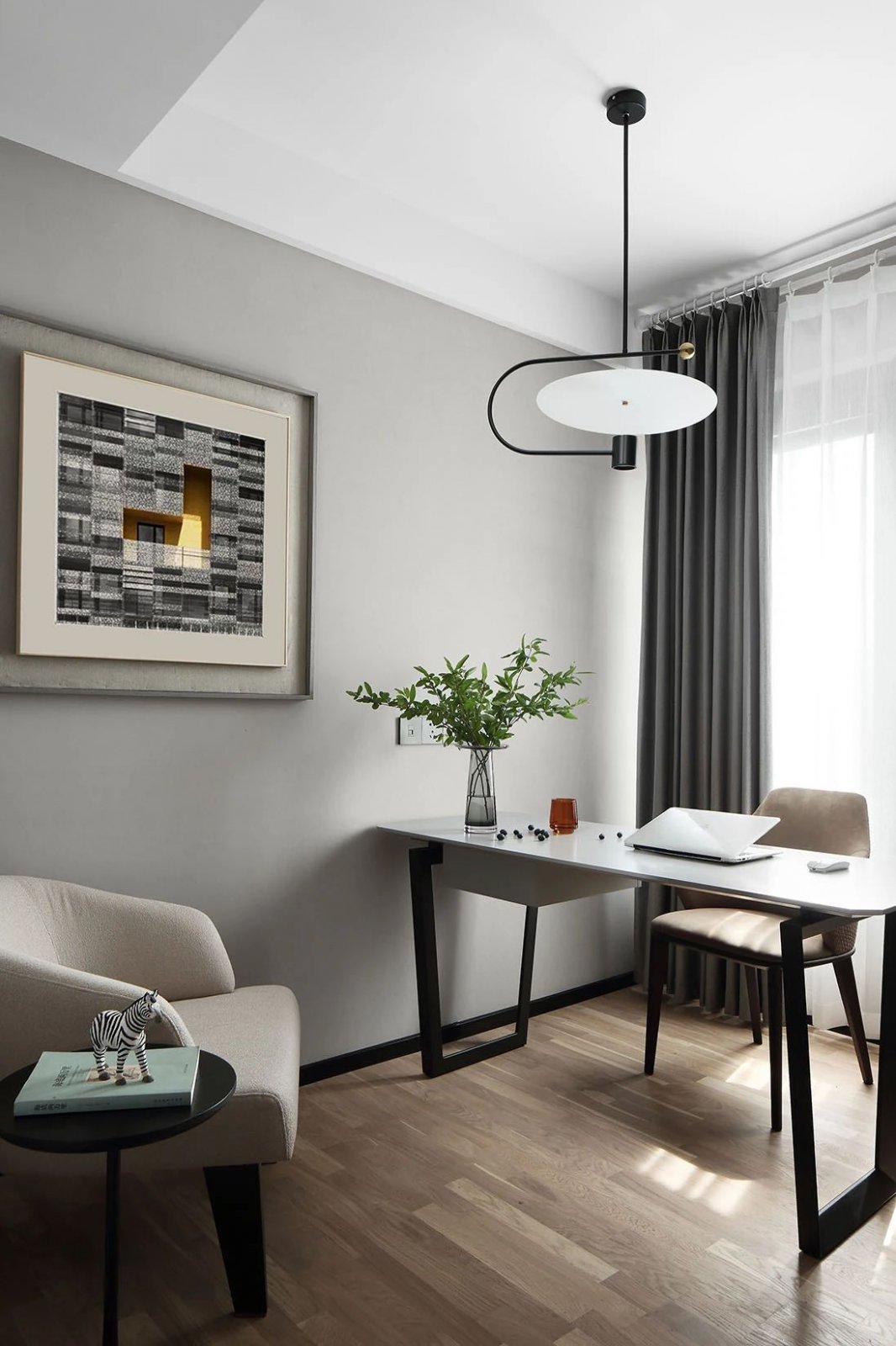 現代簡約風格室內設計家裝案例-書房 現代簡約風格室內設計家裝案例-書房