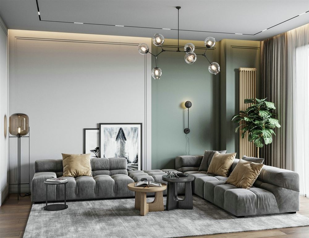 江門市百富園北歐風格三居室裝修案例