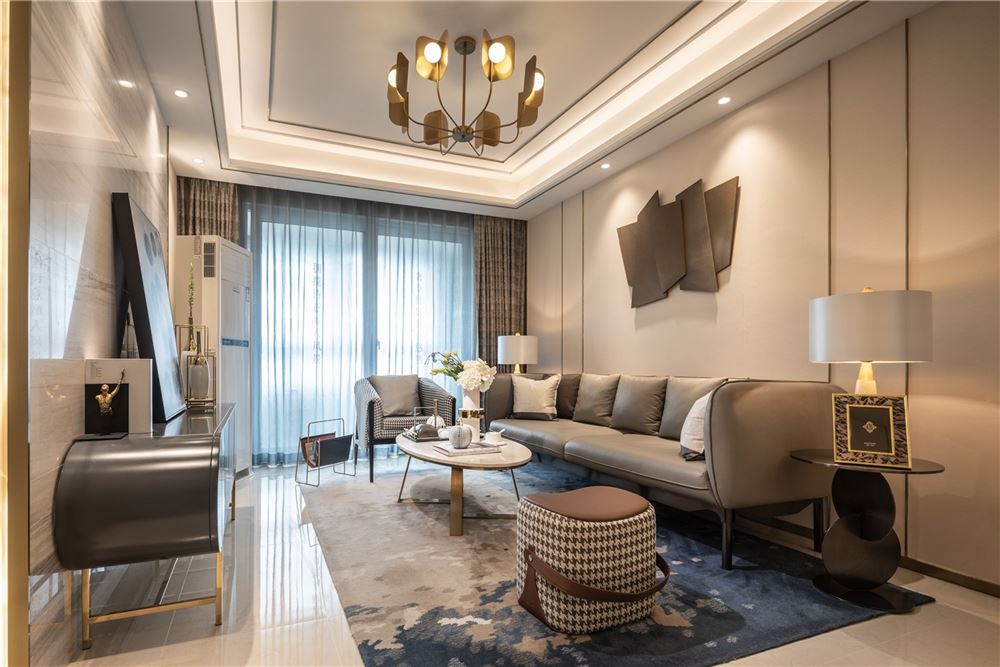 韶關市白云天濱江壹號現代簡約風格三居室裝修案例