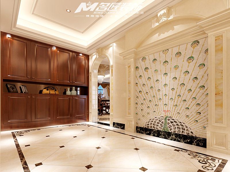 揭陽市保利&middot;半島一號歐式風格四居室裝修案例