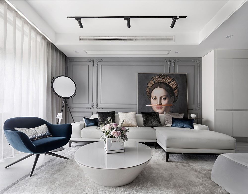 廣州市怡園小區輕奢風格三居室裝修案例
