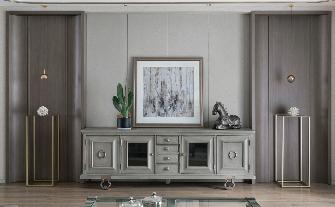 美式輕奢風(fēng)格家裝設(shè)計(jì)室內(nèi)裝修效果圖-餐邊柜 美式輕奢風(fēng)格家裝設(shè)計(jì)室內(nèi)裝修效果圖-餐邊柜