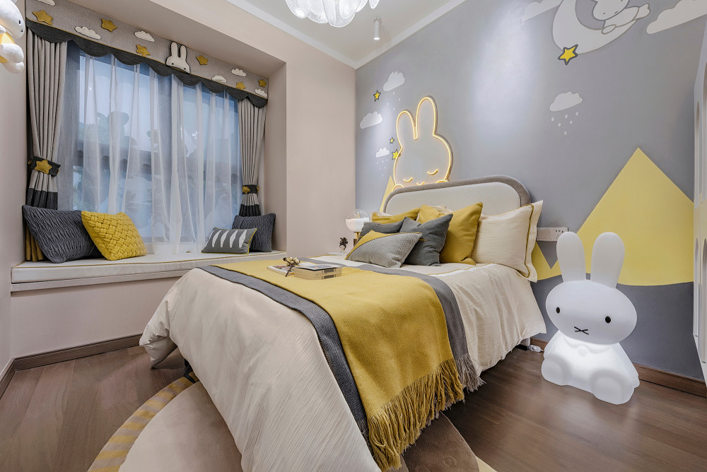 現代簡約風格室內家裝案例效果圖-兒童房 現代簡約風格室內家裝案例效果圖-兒童房