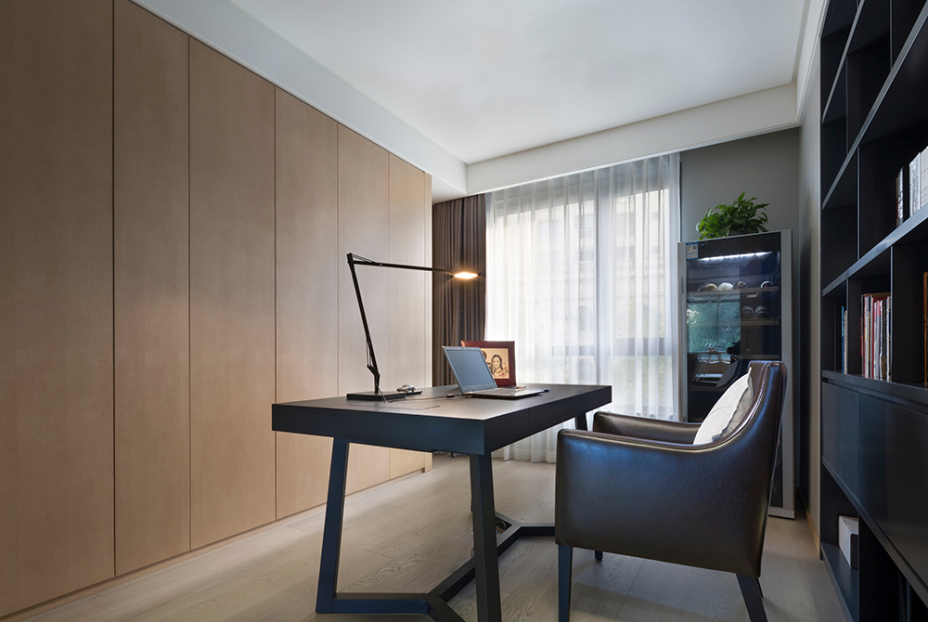 現代簡約風格室內家裝案例效果圖-書房 現代簡約風格室內家裝案例效果圖-書房