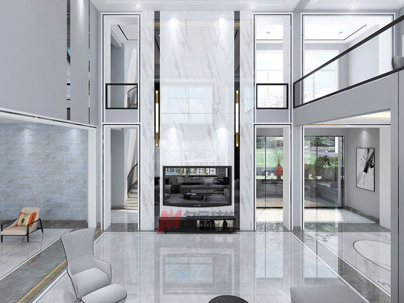 自貢市崇鑫苑現代風格別墅裝修案例