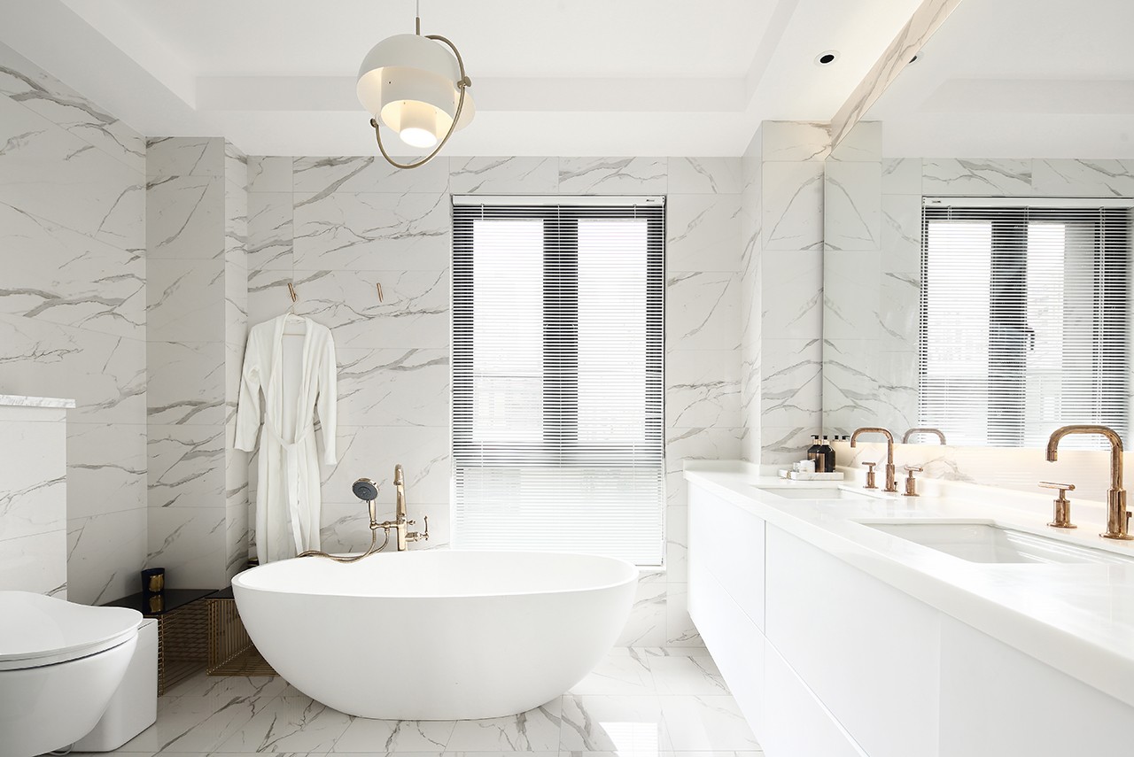 簡歐輕奢風(fēng)格家裝設(shè)計別墅裝修效果圖-衛(wèi)生間 簡歐輕奢風(fēng)格家裝設(shè)計別墅裝修效果圖-衛(wèi)生間