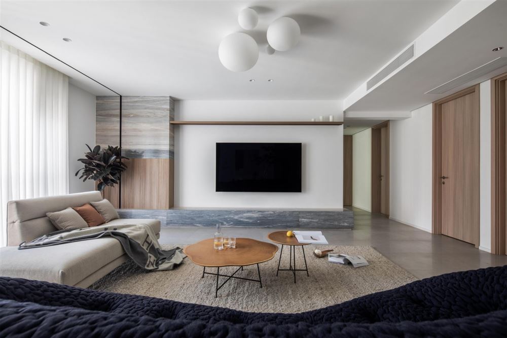 潮州市百合園現代簡約風格三居室裝修案例