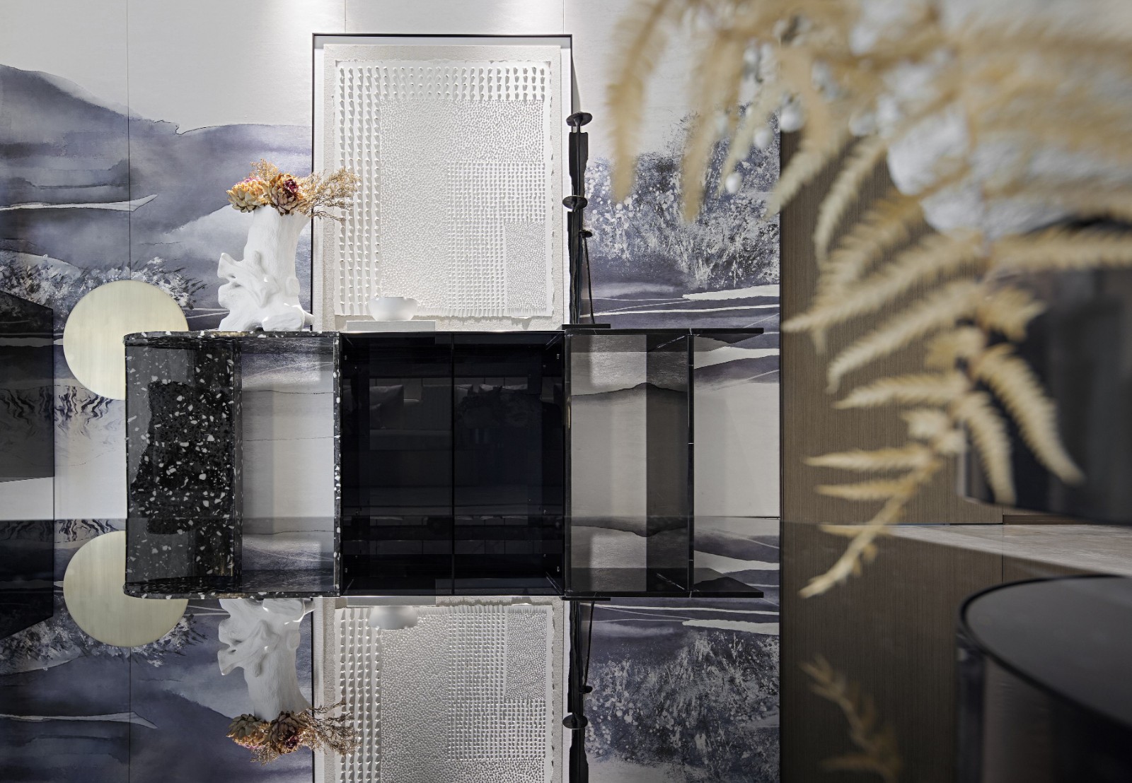 現代輕奢風格別墅室內設計家裝案例-邊柜 現代輕奢風格別墅室內設計家裝案例-邊柜