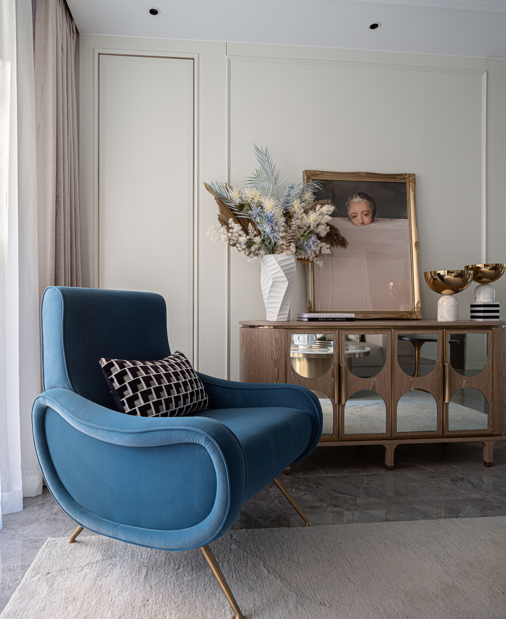 現代輕奢風格室內設計家裝案例-客廳沙發 現代輕奢風格室內設計家裝案例-客廳沙發