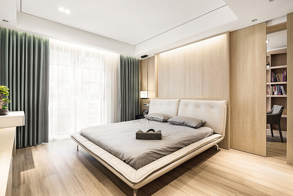 佛山裝修公司新中式風格室內(nèi)裝修效果圖-臥室 佛山裝修公司新中式風格室內(nèi)裝修效果圖-臥室