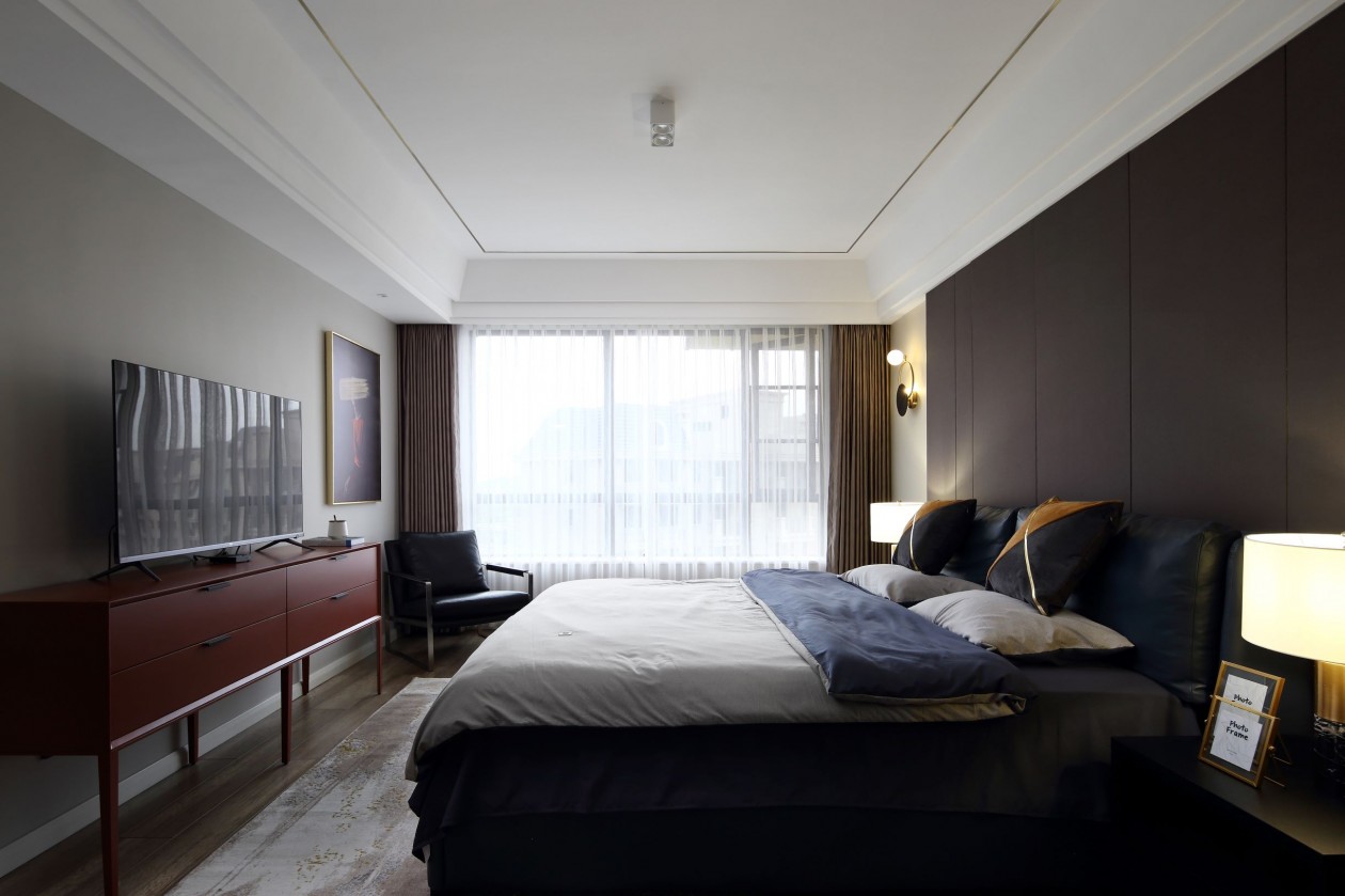 裝修案例現代簡約風格室內裝修效果圖-臥室 裝修案例現代簡約風格室內裝修效果圖-臥室
