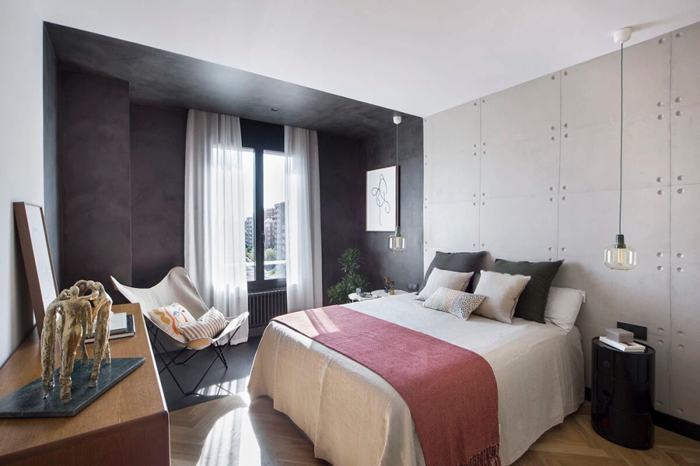 簡約高級灰風格室內設計家裝案例-主臥 簡約高級灰風格室內設計家裝案例-主臥