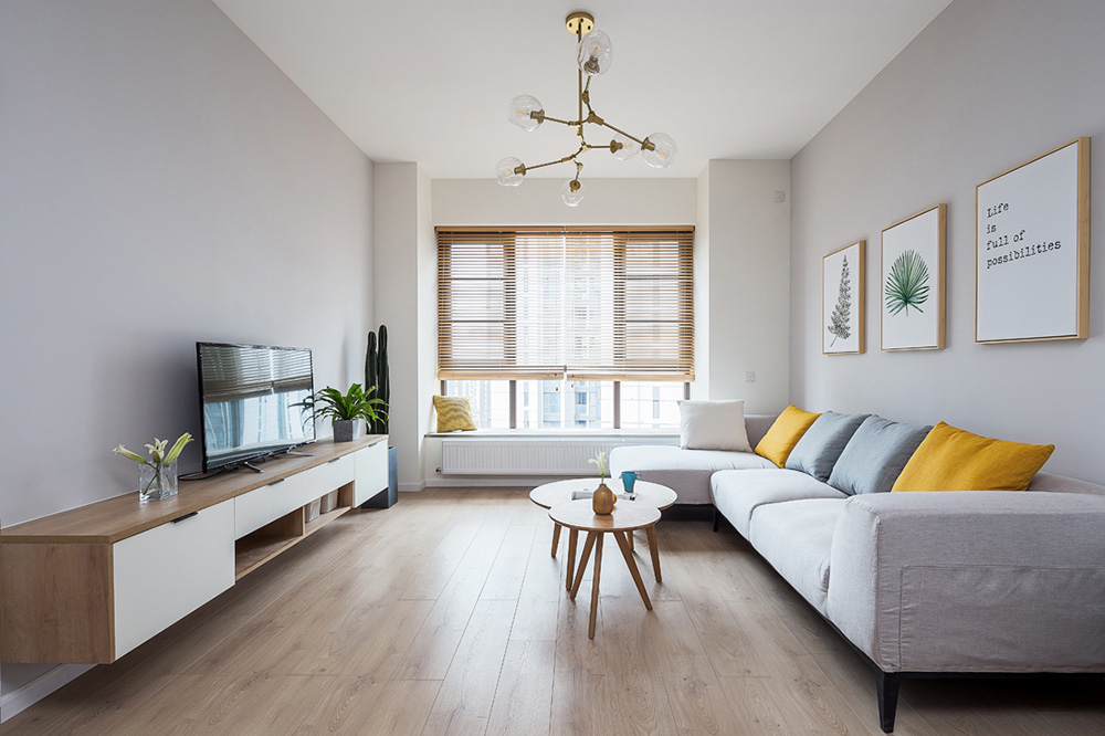 南寧萬科魅力之城二居90平米現代前衛風格室內裝修案例-客廳 南寧萬科魅力之城二居90平米現代前衛風格室內裝修案例-客廳