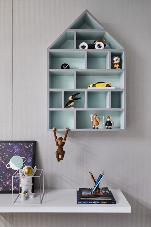 現代簡約風格別墅室內設計家裝案例-兒童房書桌 現代簡約風格別墅室內設計家裝案例-兒童房書桌