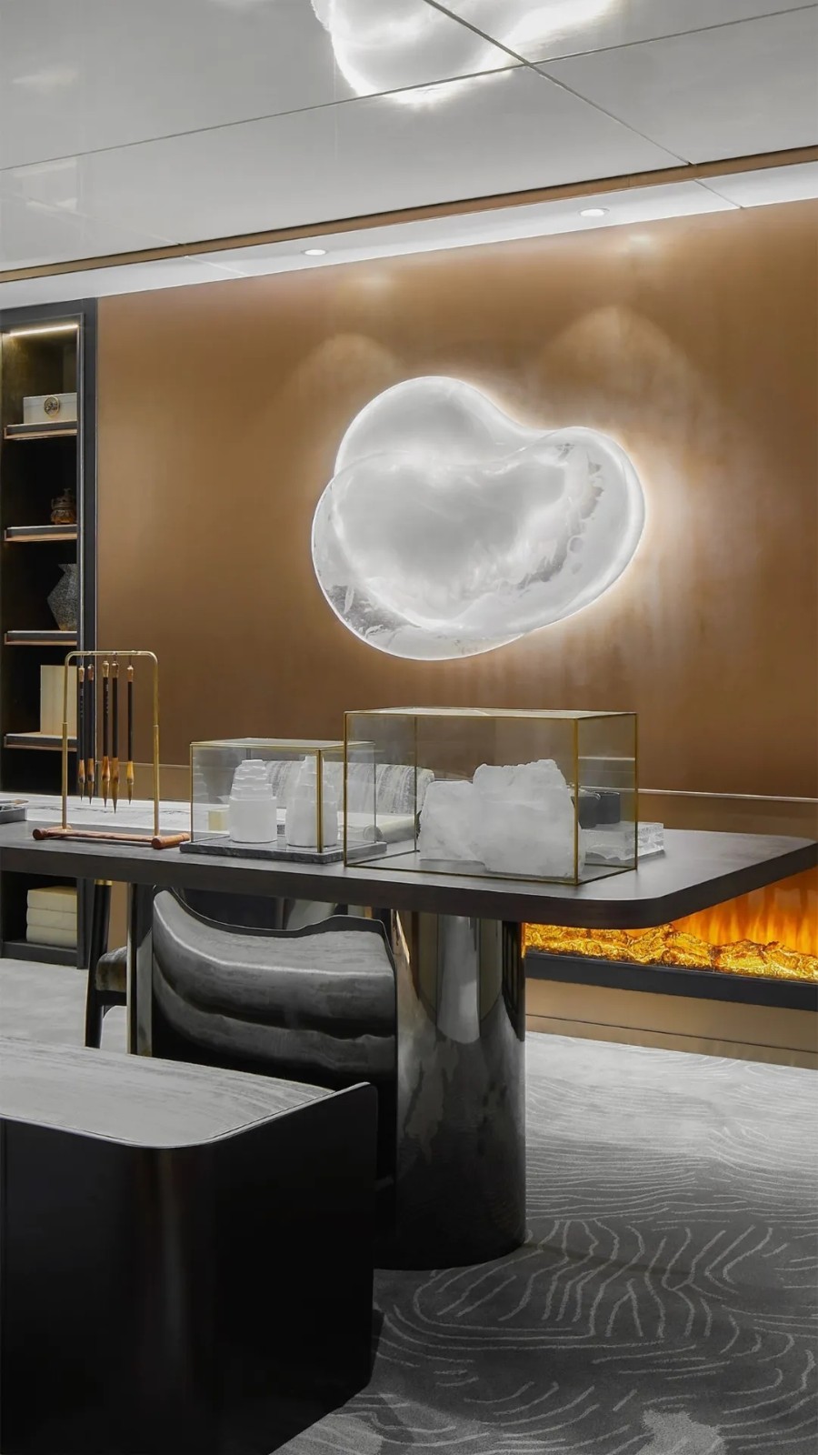 現代簡約風格別墅室內設計家裝案例-書房 現代簡約風格別墅室內設計家裝案例-書房