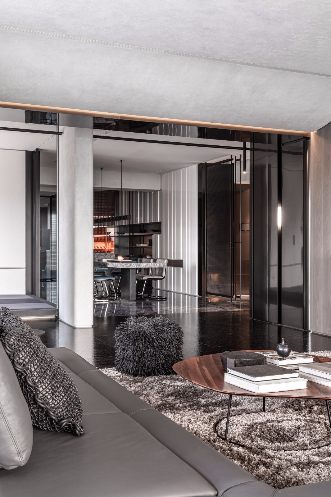 裝修案例現代風格別墅裝修效果圖-客餐廳 裝修案例現代風格別墅裝修效果圖-客餐廳