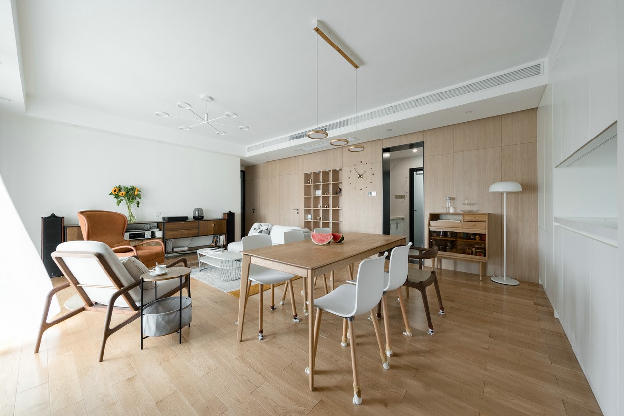 日式原木風格室內設計家裝案例-客廳 日式原木風格室內設計家裝案例-客廳