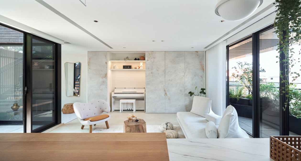 現代北歐風格室內家裝案例效果圖-客廳 現代北歐風格室內家裝案例效果圖-客廳