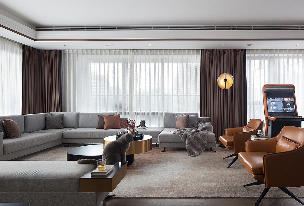 佛山裝修公司輕奢風(fēng)格室內(nèi)裝修效果圖-客廳 佛山裝修公司輕奢風(fēng)格室內(nèi)裝修效果圖-客廳