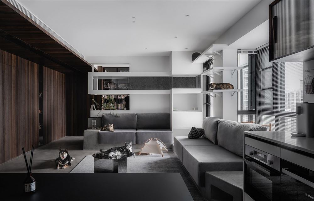 佛山市碧桂園&middot;鳳凰灣現代簡約風格四居室裝修案例