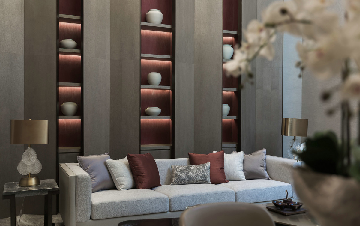 新中式風格別墅室內設計家裝案例-客廳 新中式風格別墅室內設計家裝案例-客廳