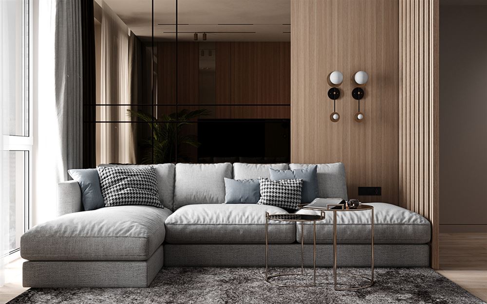 佛山市保利維塔現代簡約風格三居室裝修案例