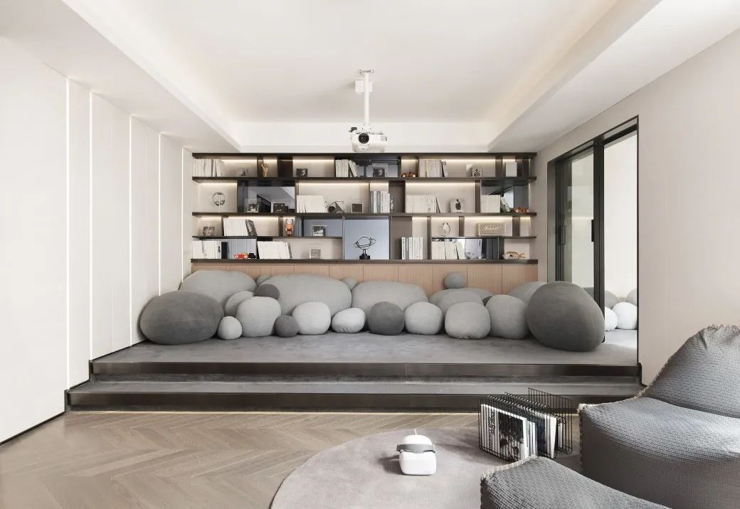 現代簡約風格別墅室內設計家裝案例-休閑廳 現代簡約風格別墅室內設計家裝案例-休閑廳