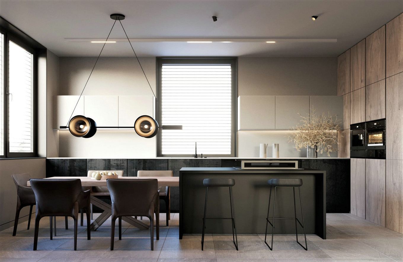 佛山裝修公司北歐風格室內裝修效果圖-餐廳 佛山裝修公司北歐風格室內裝修效果圖-餐廳