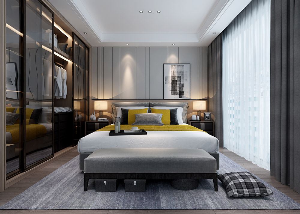 昭通市地稅局家屬房現代簡約風格二居室裝修案例