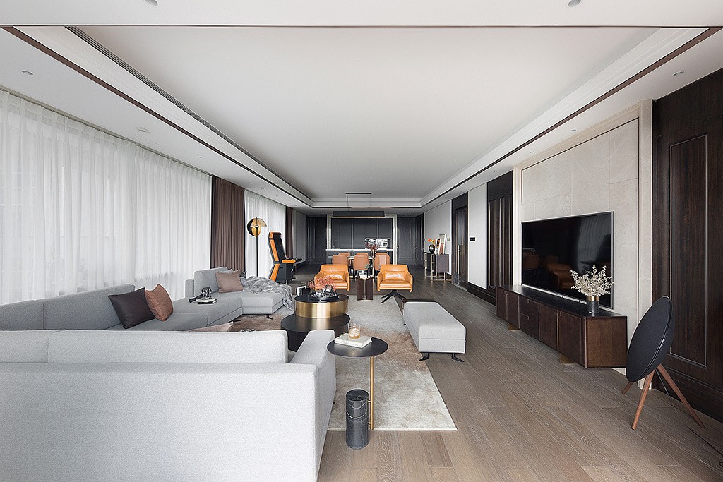 裝修案例現代輕奢風格室內-裝修效果圖客廳 裝修案例現代輕奢風格室內-裝修效果圖客廳