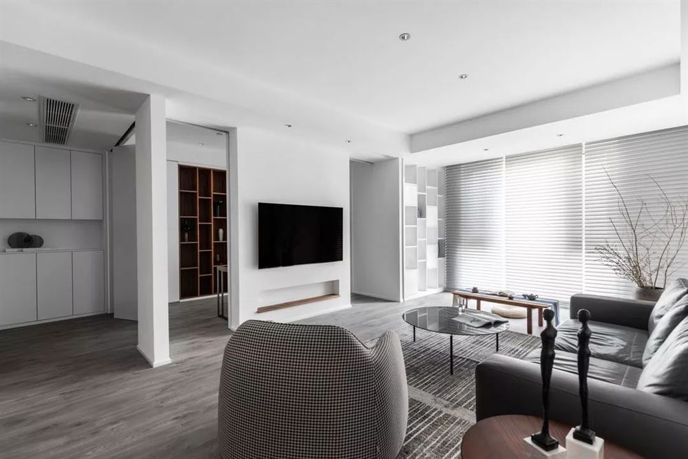 佛山市恒大山湖郡現代簡約風格三居室裝修案例