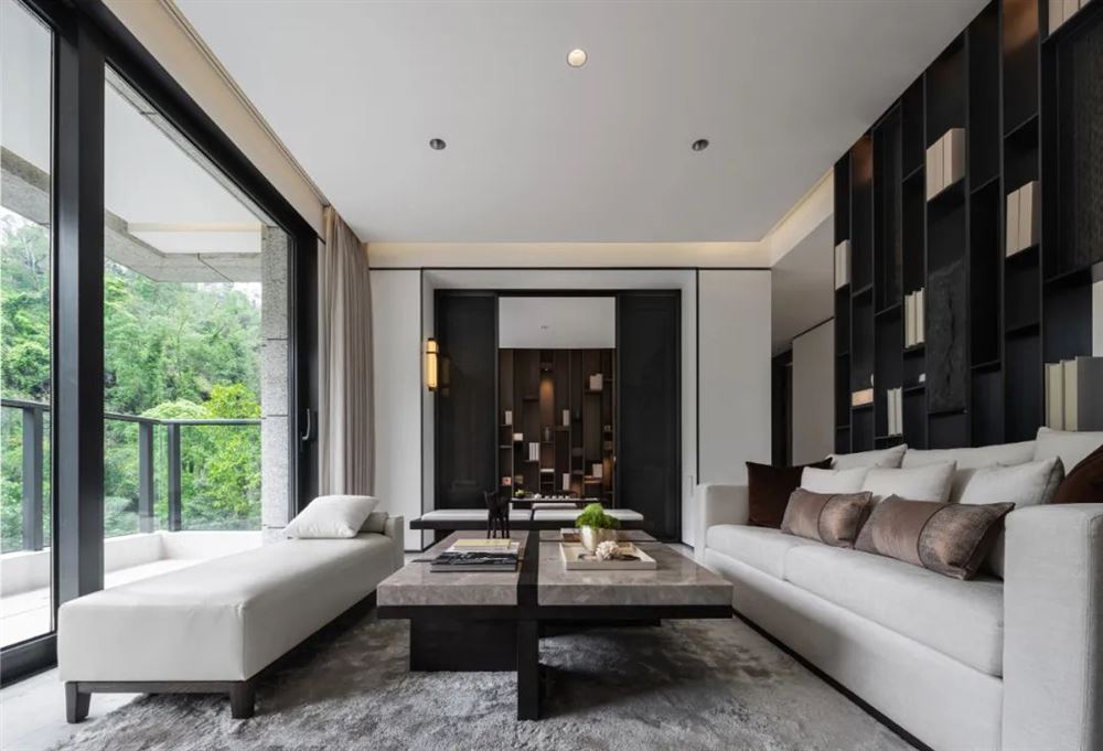 陽江市富和花城新中式風格復式裝修案例