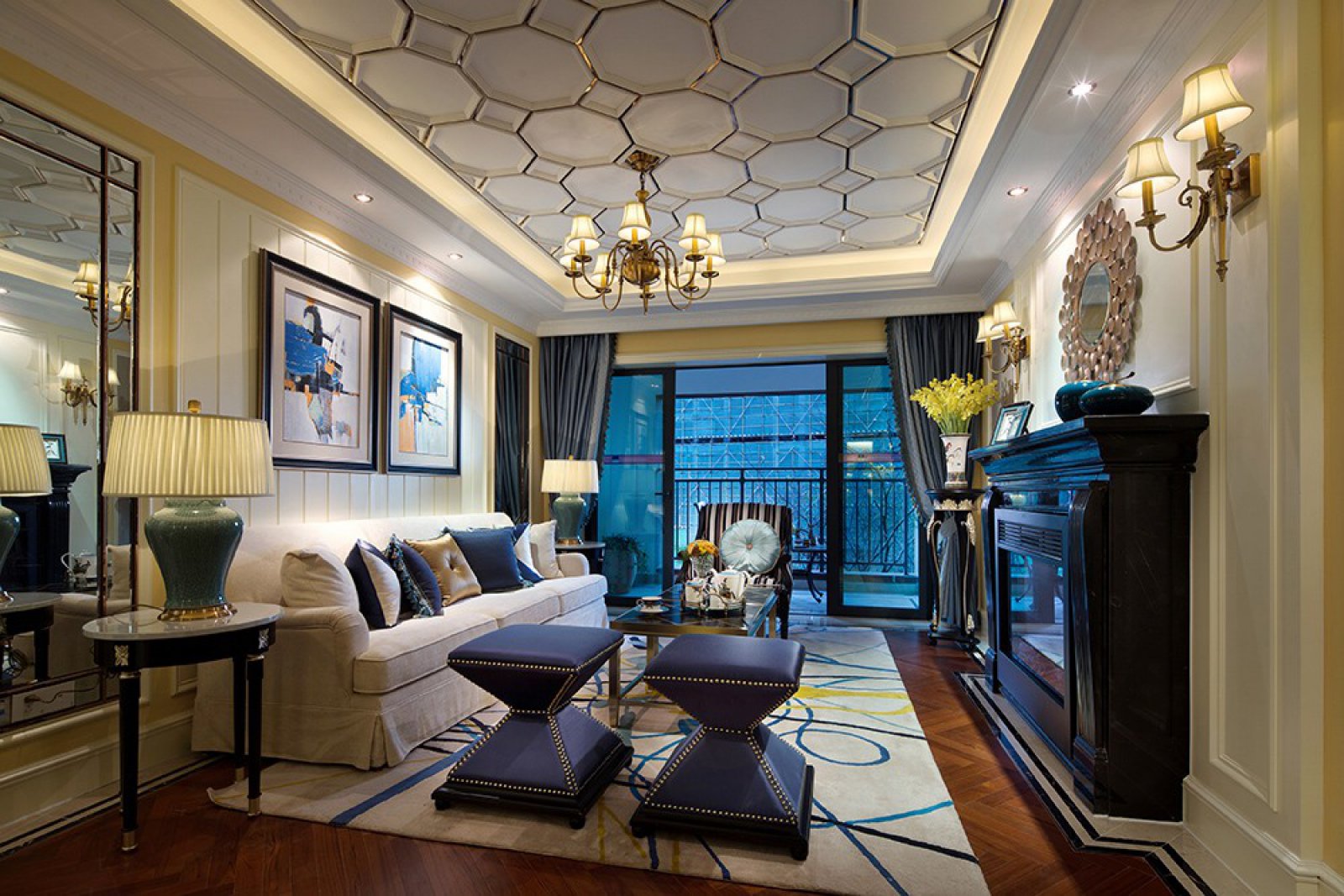 佛山裝修公司歐式田園風格室內(nèi)裝修效果圖-客廳 佛山裝修公司歐式田園風格室內(nèi)裝修效果圖-客廳