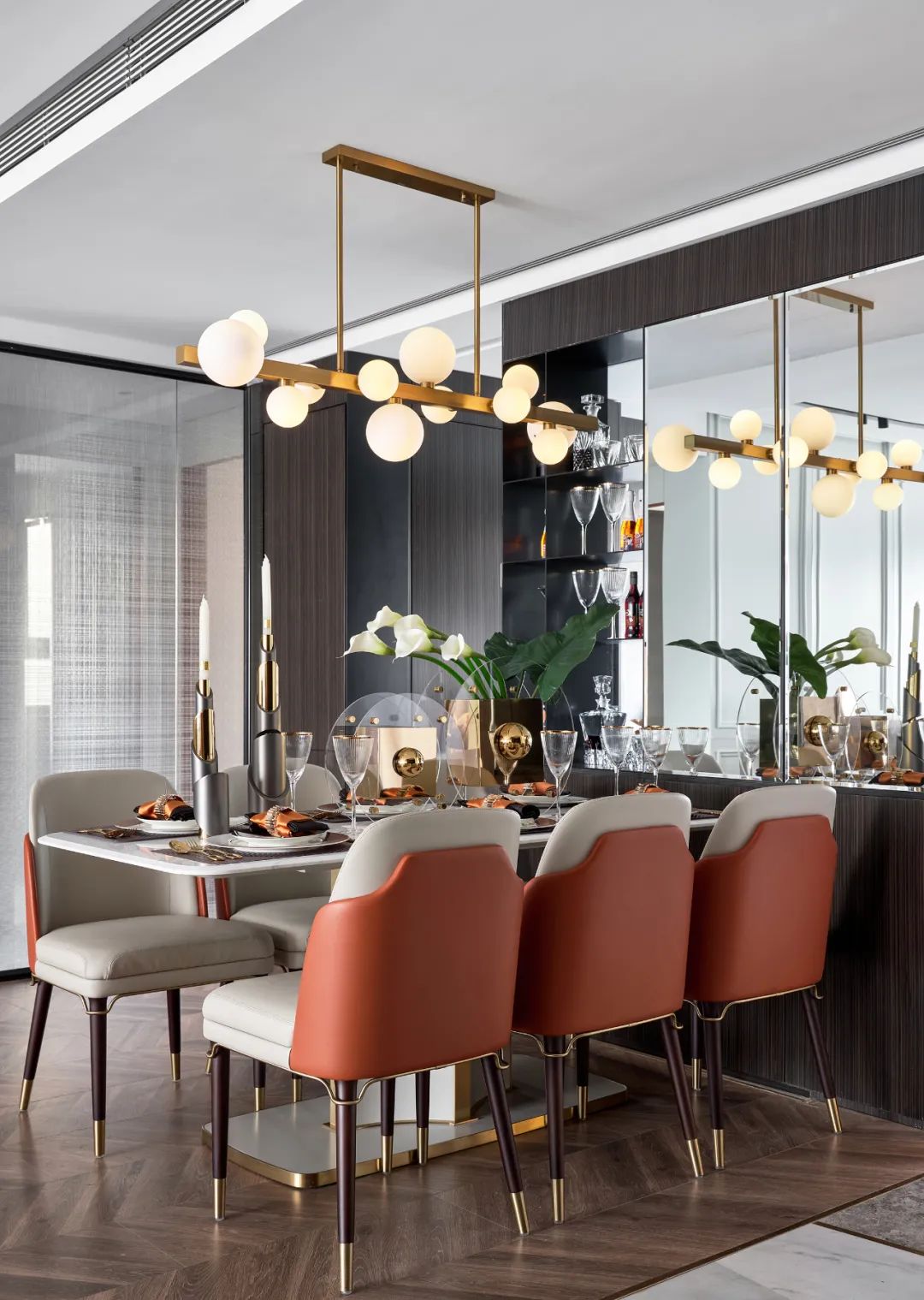 美式摩登風格室內設計家裝案例-餐廳 美式摩登風格室內設計家裝案例-餐廳