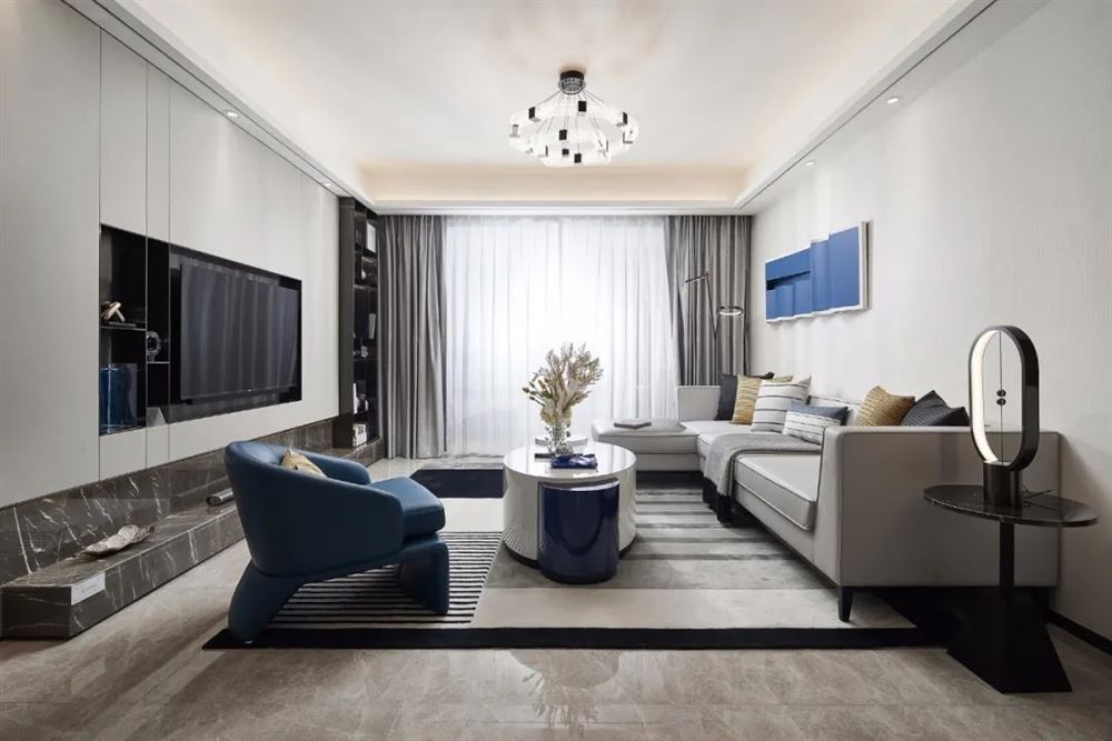 楚雄彝族自治州公路段住宿區(qū)現(xiàn)代簡(jiǎn)約風(fēng)格四居室裝修案例