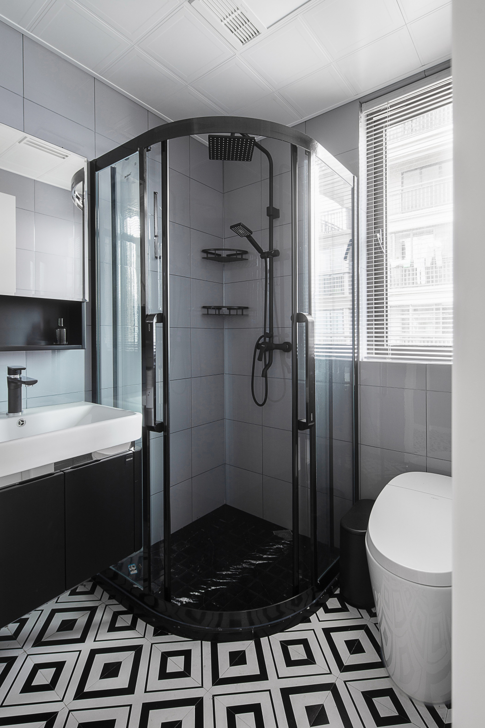 北歐莫蘭迪風格室內設計家裝案例-衛生間 北歐莫蘭迪風格室內設計家裝案例-衛生間