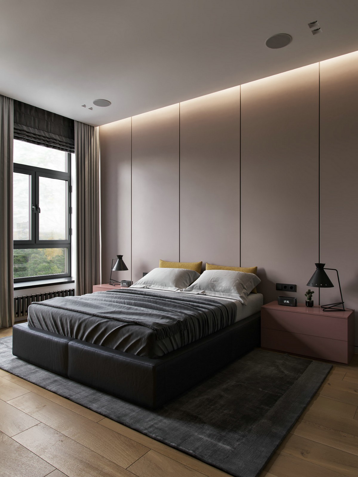 裝修公司現代前衛風格室內裝修效果圖-主臥 裝修公司現代前衛風格室內裝修效果圖-主臥