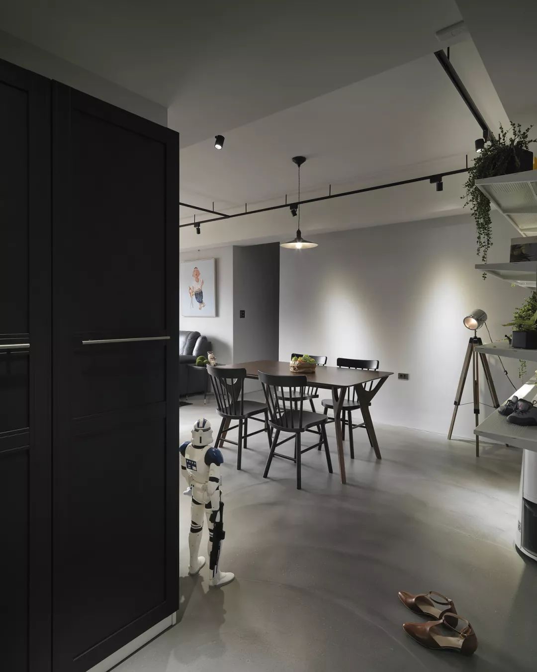 現(xiàn)代工業(yè)風風格家裝設計室內裝修效果圖-餐廳 現(xiàn)代工業(yè)風風格家裝設計室內裝修效果圖-餐廳