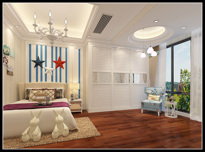 歐式風(fēng)格室內(nèi)裝修設(shè)計效果圖-東湖洲花園四居160平米-室內(nèi)裝修設(shè)計兒童房 歐式風(fēng)格室內(nèi)裝修設(shè)計效果圖-東湖洲花園四居160平米-室內(nèi)裝修設(shè)計兒童房