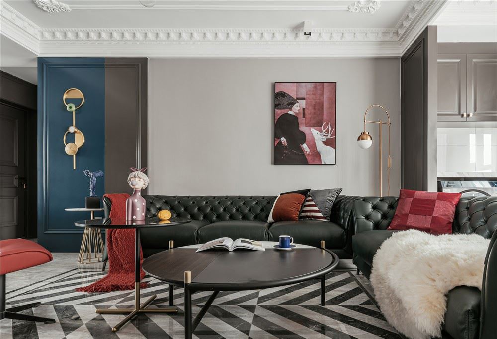 昭通市樂居小區現代簡約風格四居室裝修案例