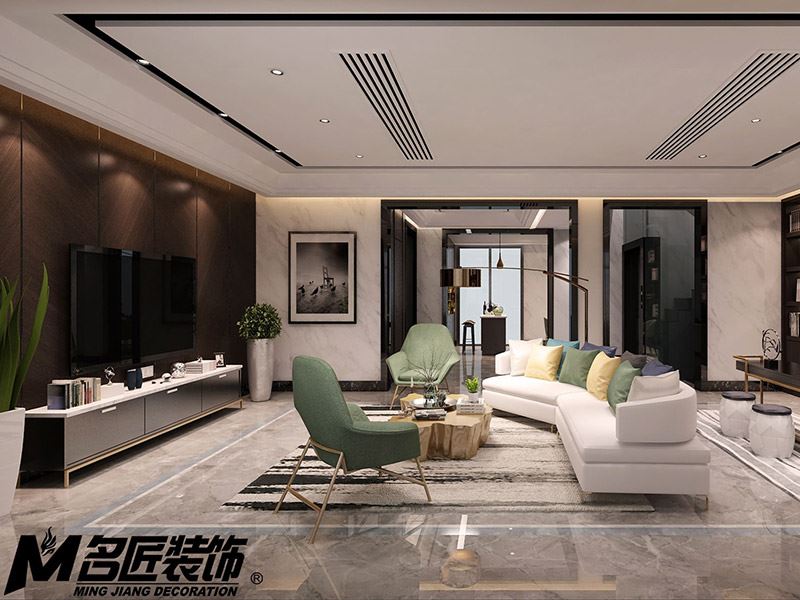 常州市御城歐式風格別墅裝修案例