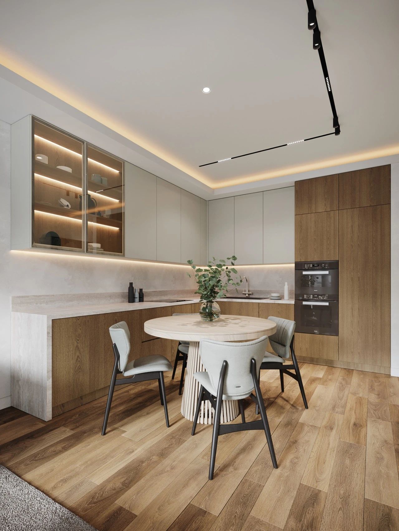 現代素雅風格室內設計家裝案例-餐廳 現代素雅風格室內設計家裝案例-餐廳