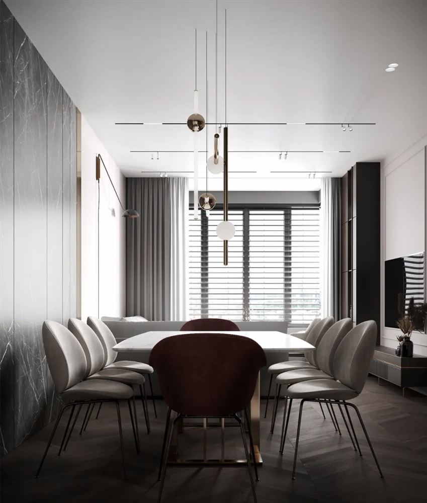 惠州市雅居樂白鷺湖一期現代簡約風格三居室裝修案例