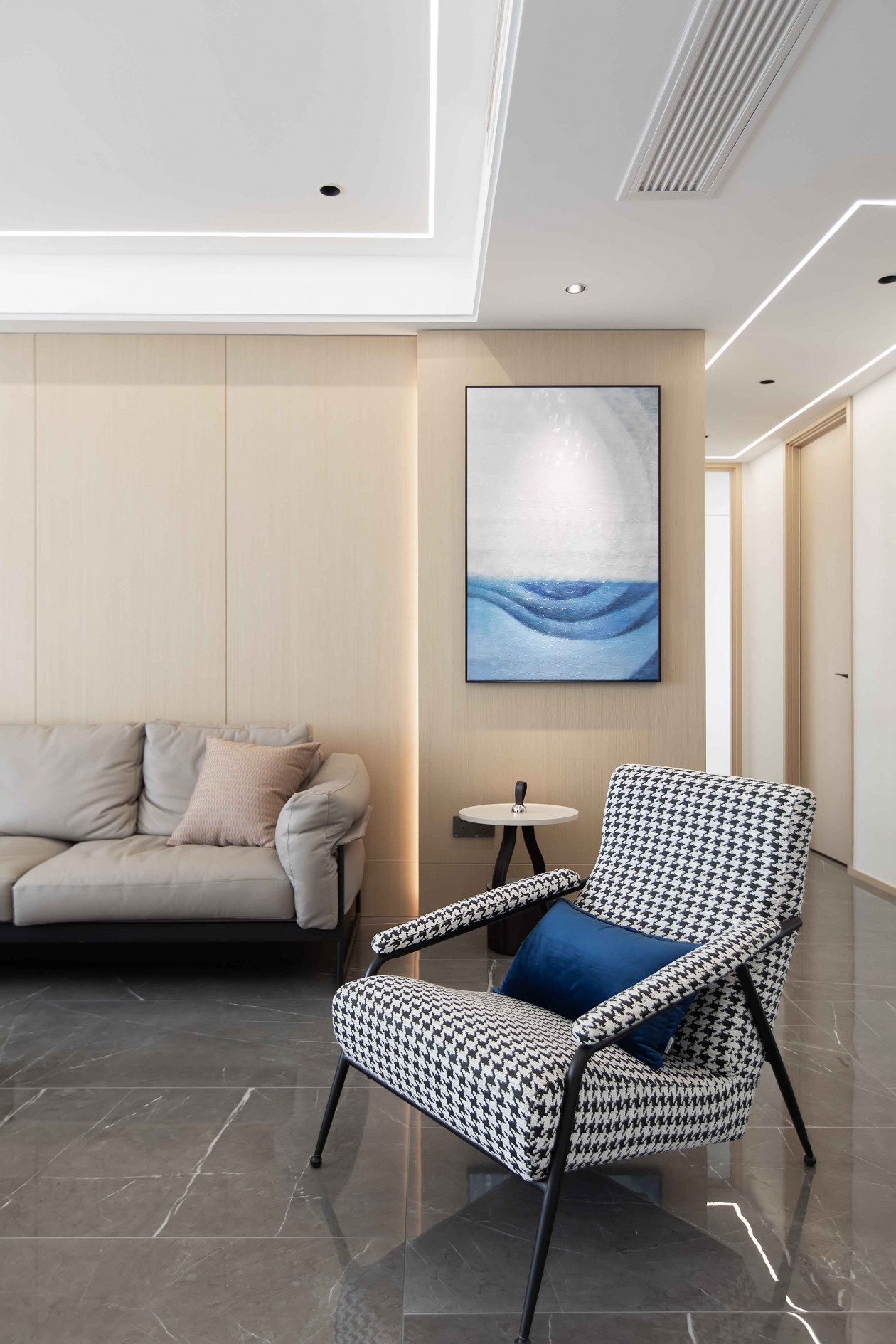 現代簡約風格室內家裝案例效果圖-客廳沙發 現代簡約風格室內家裝案例效果圖-客廳沙發