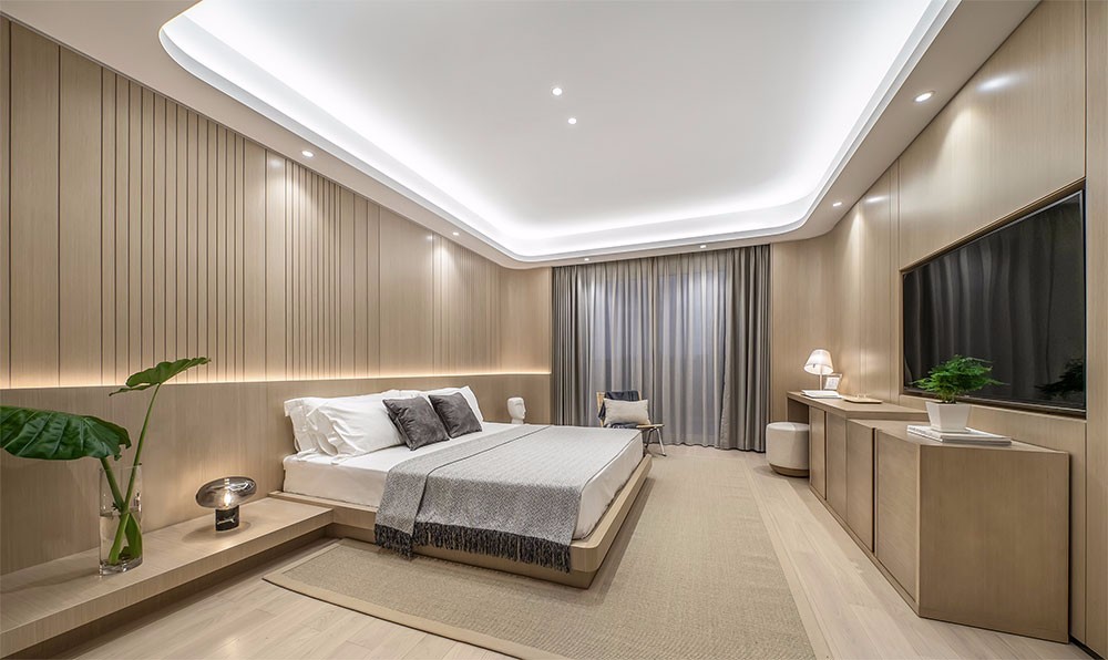 日式簡約風格室內家裝案例效果圖-主臥 日式簡約風格室內家裝案例效果圖-主臥