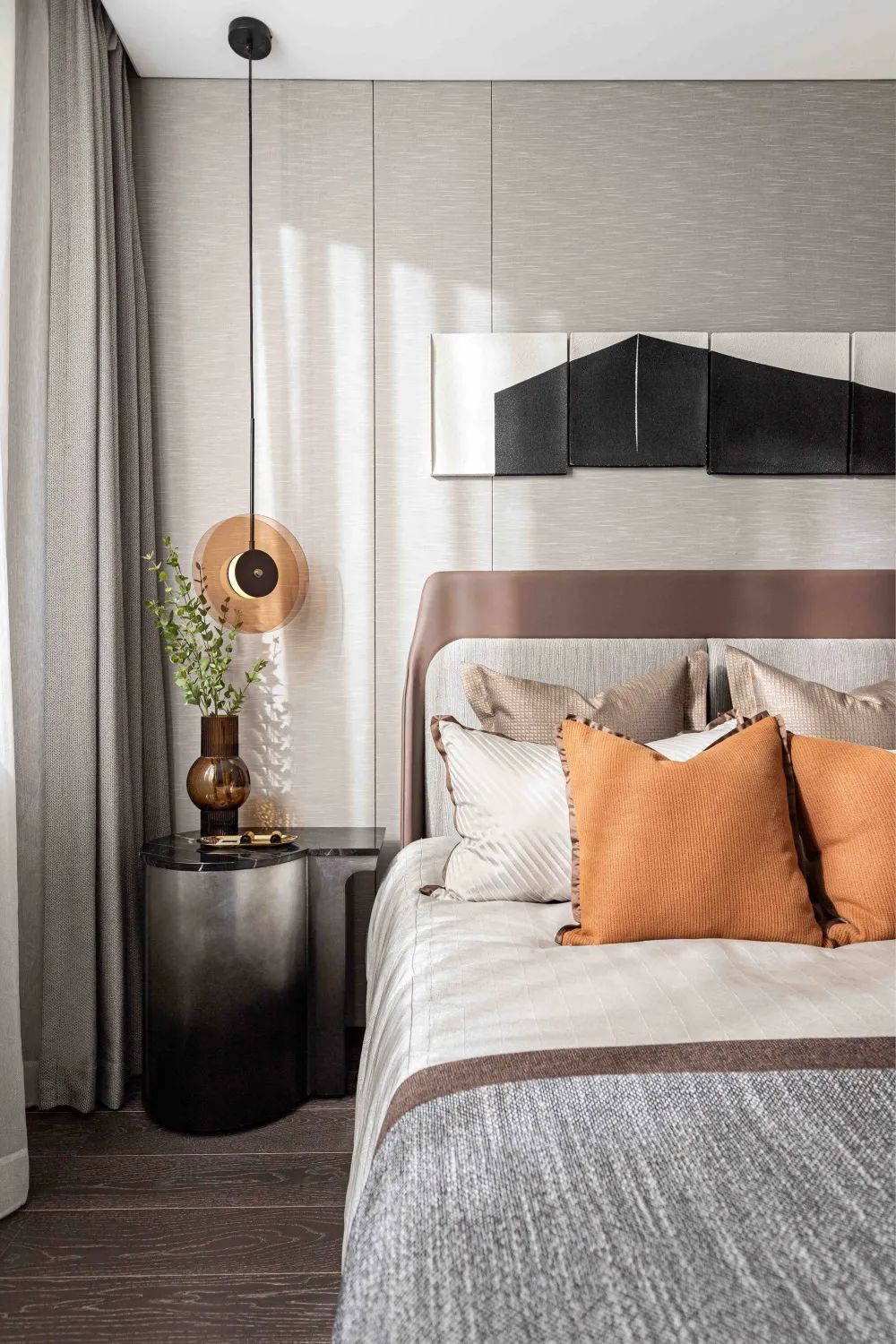 簡約新中式風格室內(nèi)設計家裝案例-次臥 簡約新中式風格室內(nèi)設計家裝案例-次臥