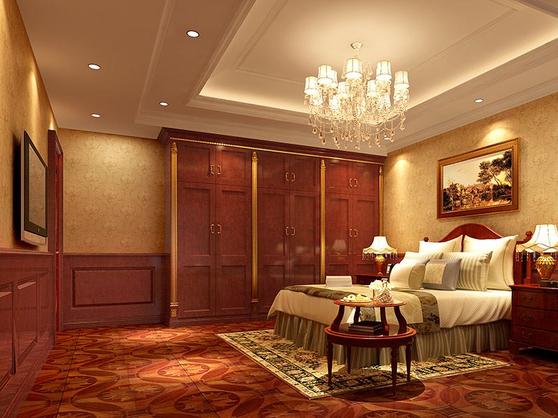 泰州市春江花城歐式風格復式裝修案例