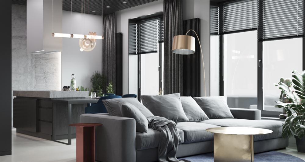 深圳市承翰灣尚國際現代簡約風格三居室裝修案例