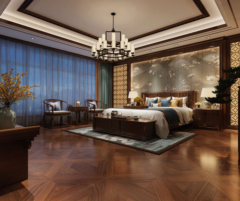裝修公司現(xiàn)代輕奢風(fēng)格別墅裝修效果圖-主臥 裝修公司現(xiàn)代輕奢風(fēng)格別墅裝修效果圖-主臥